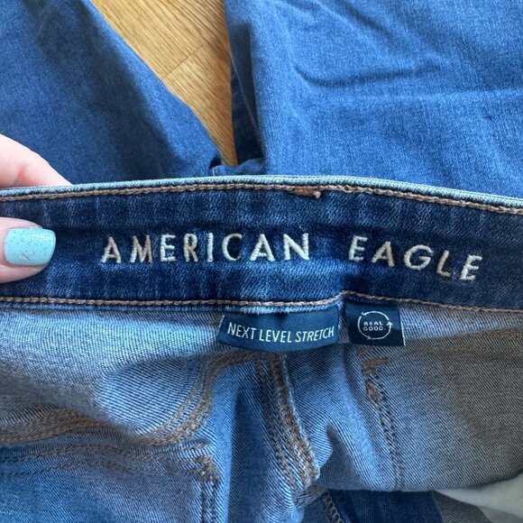 American Eagle Flap Pocket Jeggings Size 16 Short - Picture 4 of 10